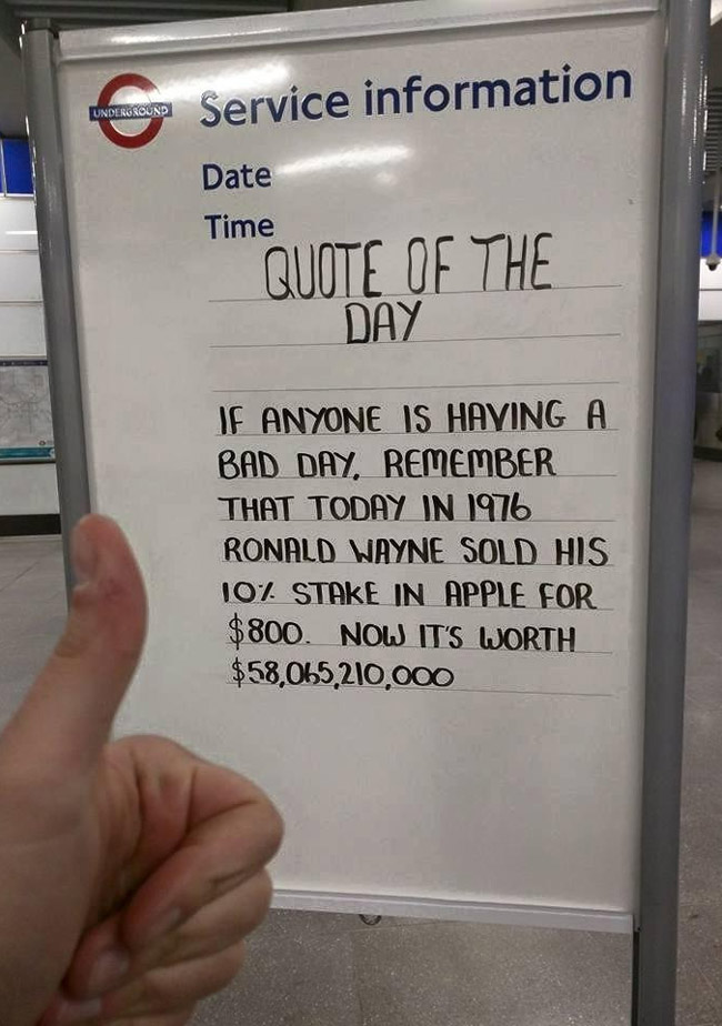 Ronald Wayne Sold Apple Shares