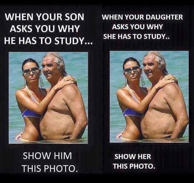 This is why studying is important.