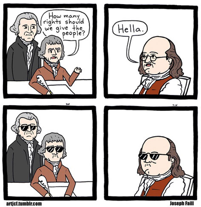 Benjamin Franklin would be proud.