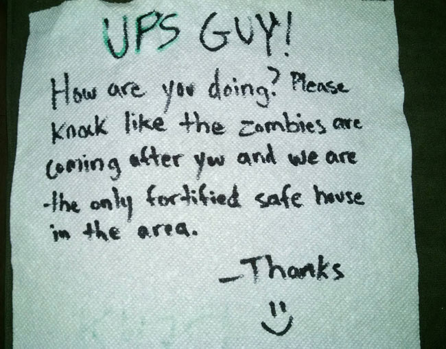 Dear UPS guy