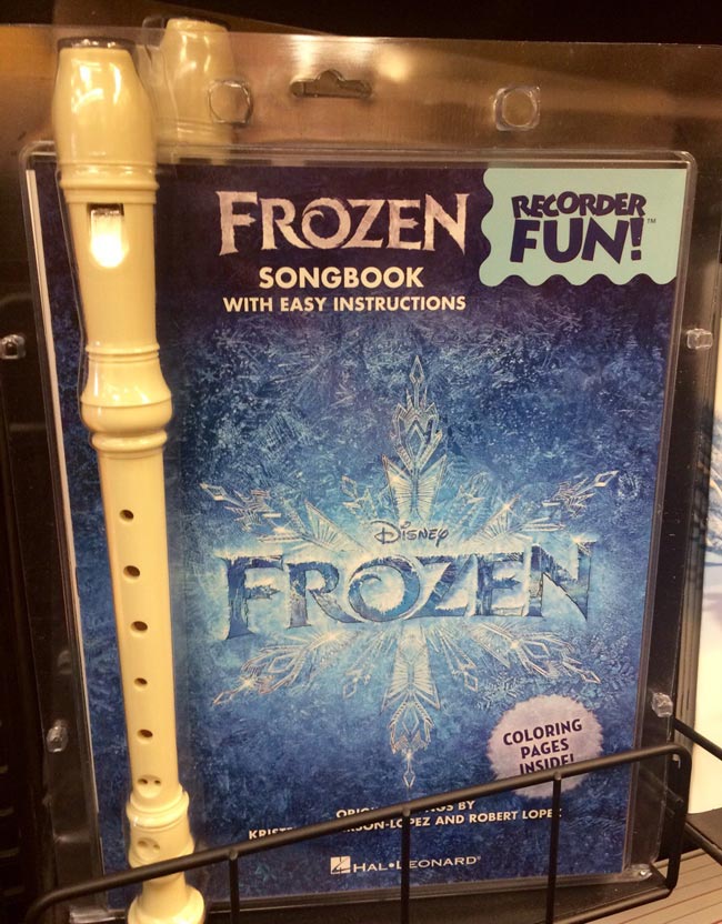 Frozen Recorder & Songbook