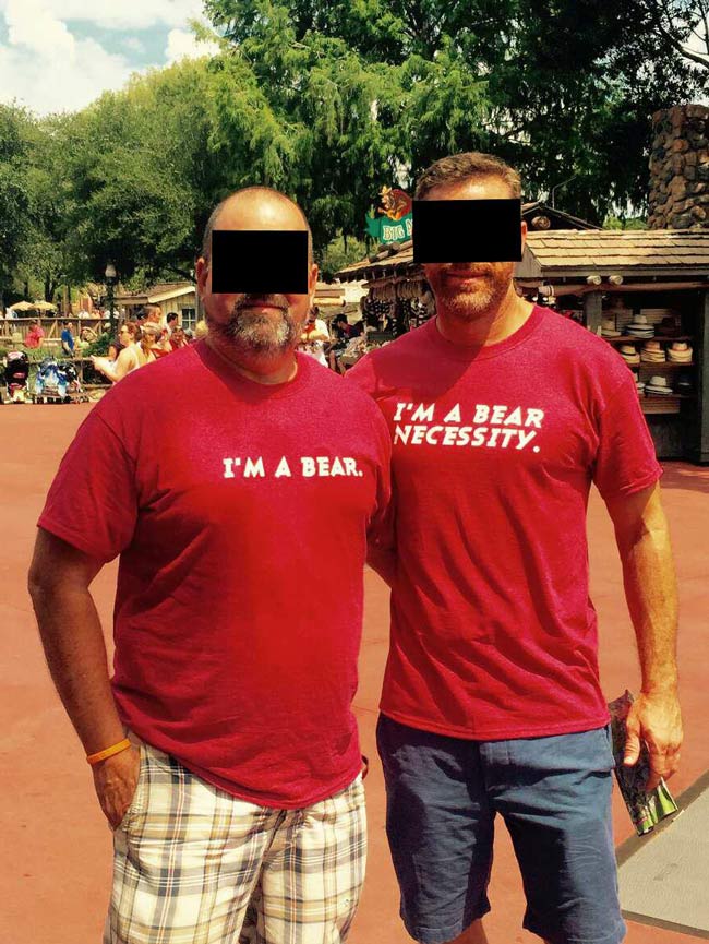 Appropriate shirts for Disney World.