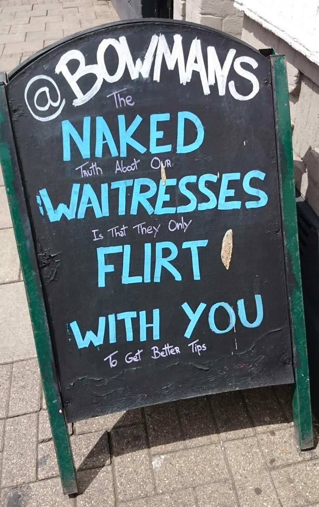 Naked Waitresses Flirt With You