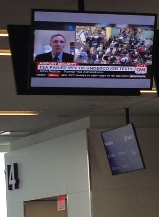 This is the news headline you want to see while waiting at the airport.