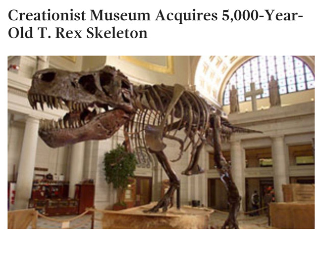 5000 Year Old T-Rex