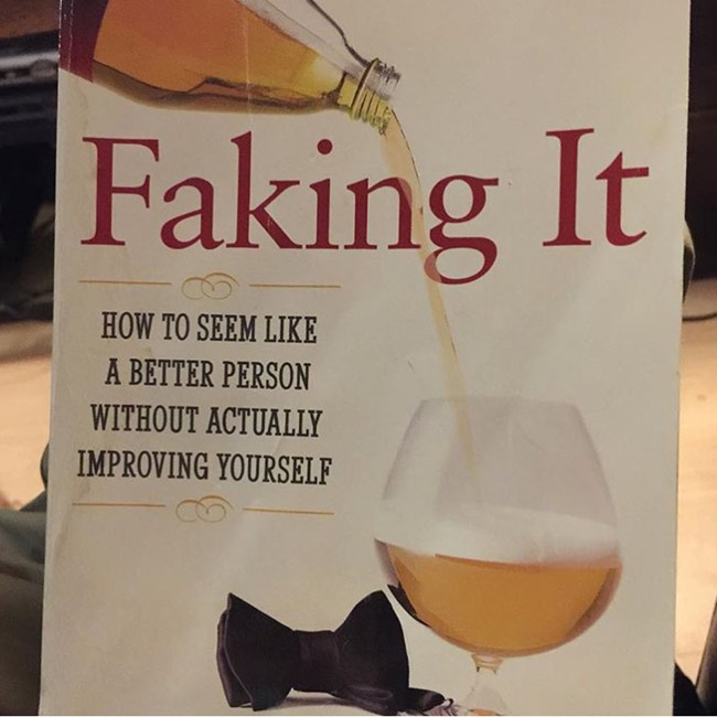 Faking it book