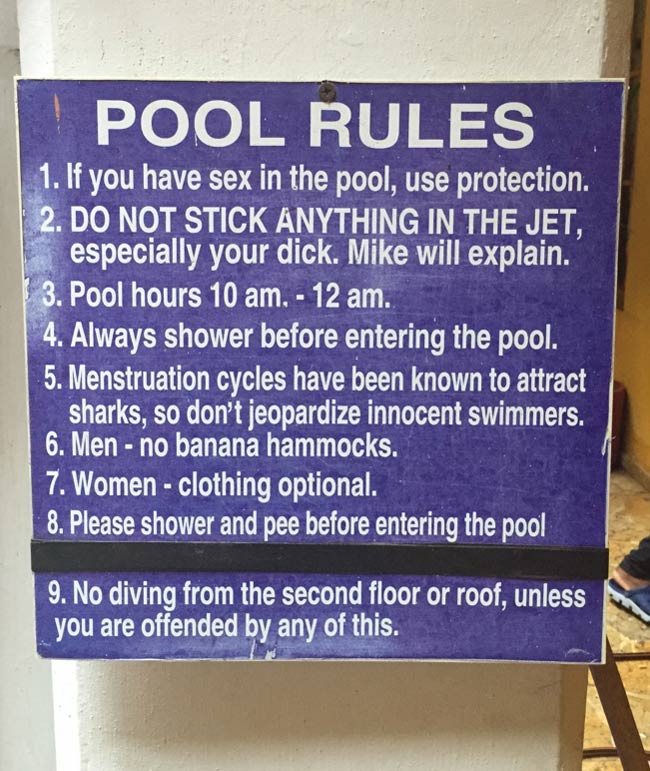 Pool Rules