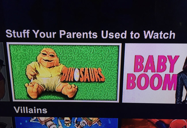 So this is a category on Netflix now. And I have just been informed I am old.