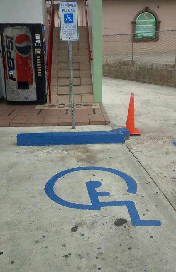 Disabled Sign Gone Wrong