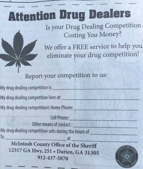 My local sheriff's way of doing business