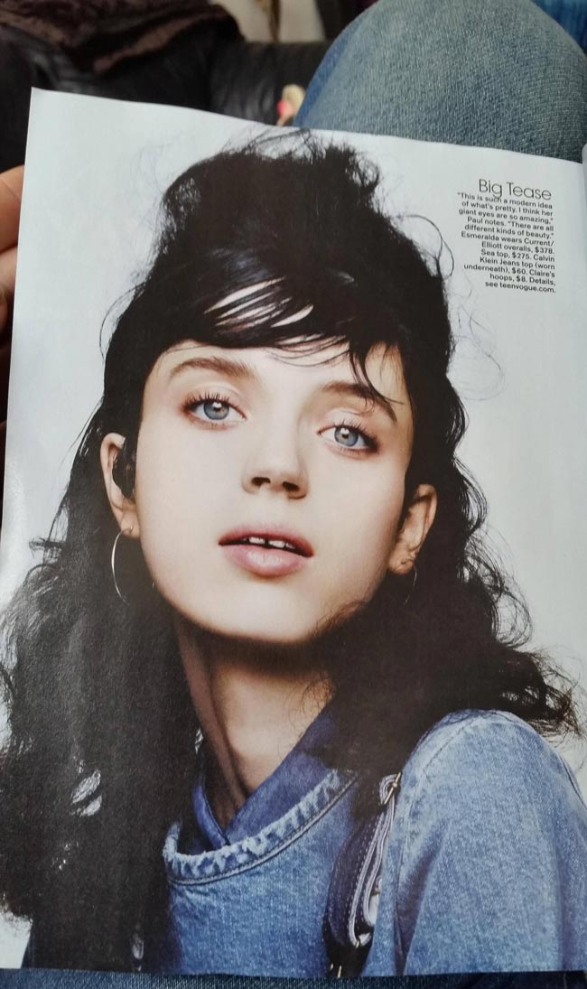 I found a female Elijah Woods in a magazine