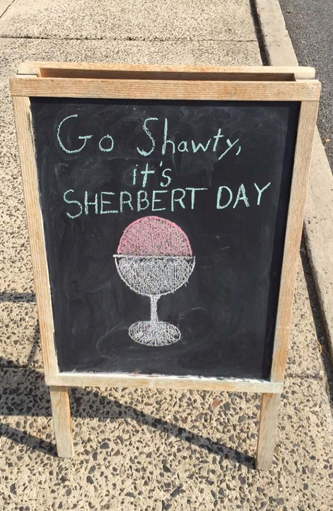 Found this at a local ice cream shop.
