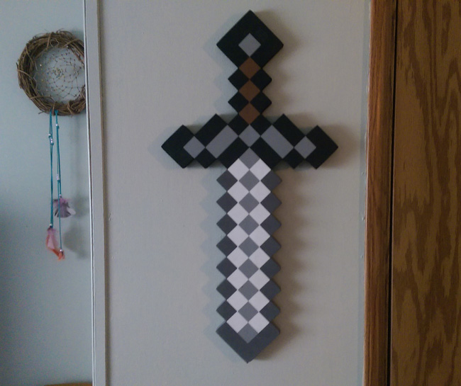 My grandma thought this was a cross so she hung it up. I decided not to correct her