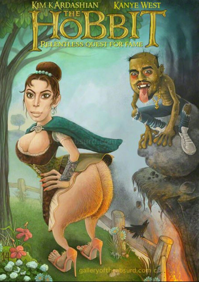 Hobbit Booty - Kim & Kanye