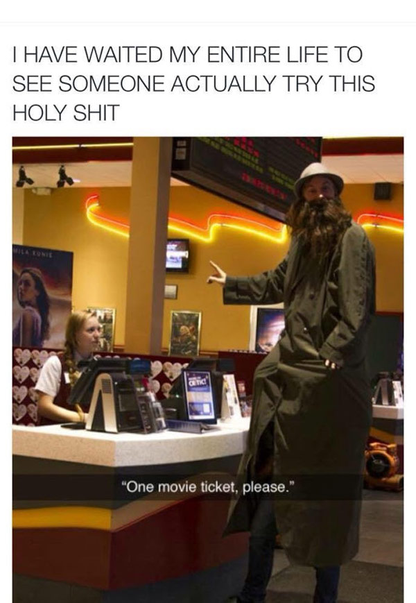 One Movie Ticket, Please