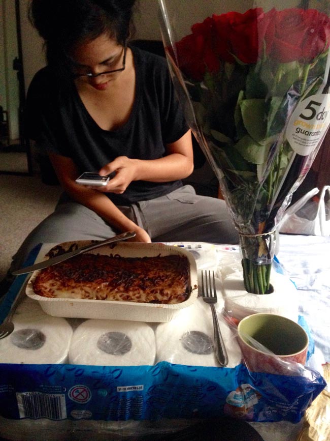 I surprised my gf with a romantic dinner