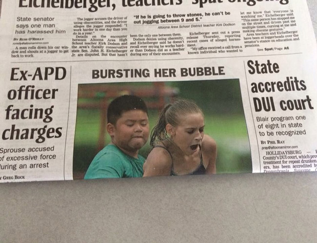 Unfortunate Paper Fold