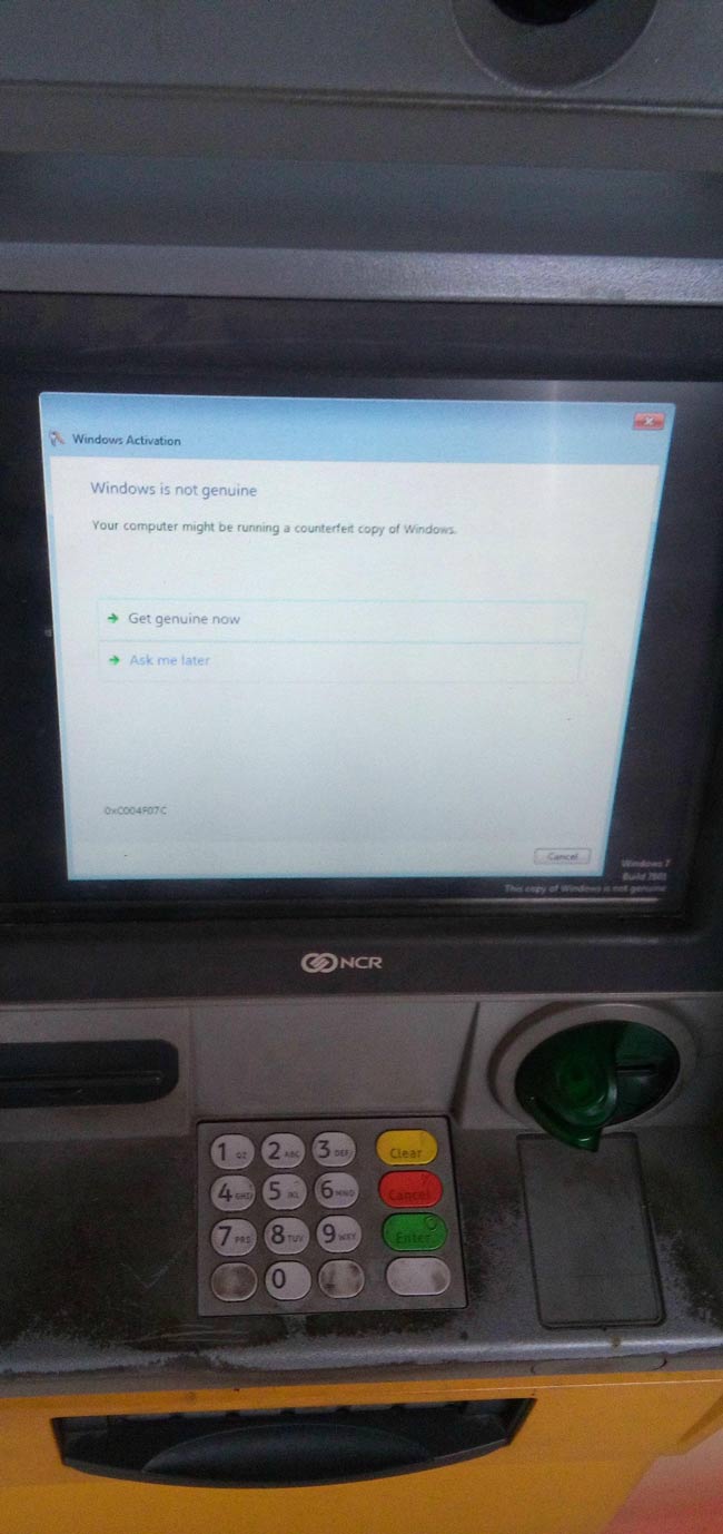 Just an ATM in Pakistan
