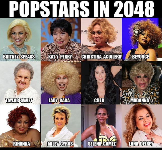 Pop Stars in 2048