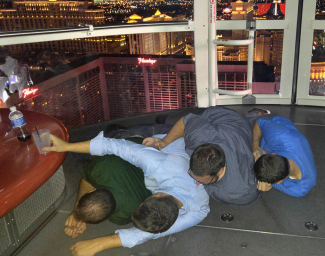 I wish my bachelor party had told me they were afraid of heights BEFORE getting on the Ferris wheel