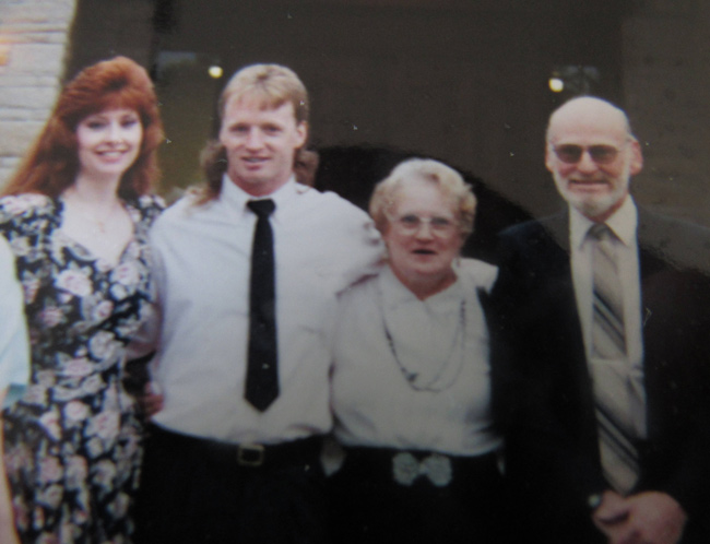 My dad's step mom looks like Mrs. Doubtfire