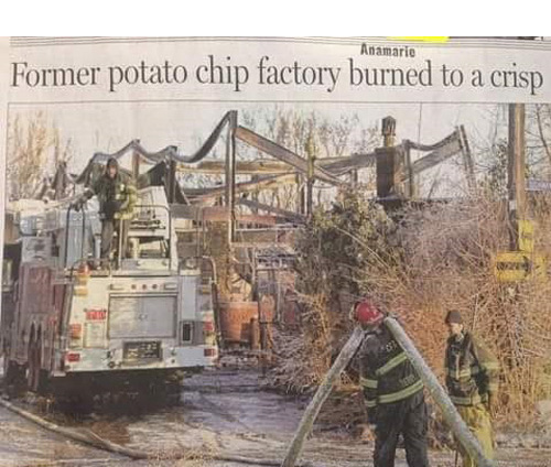 Potato chip factory