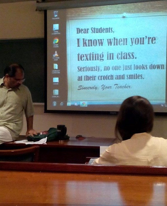 This Teacher Knows...