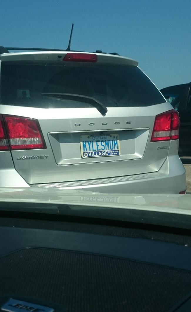 The biggest bitch in the whole wide world was in front of me in traffic this morning