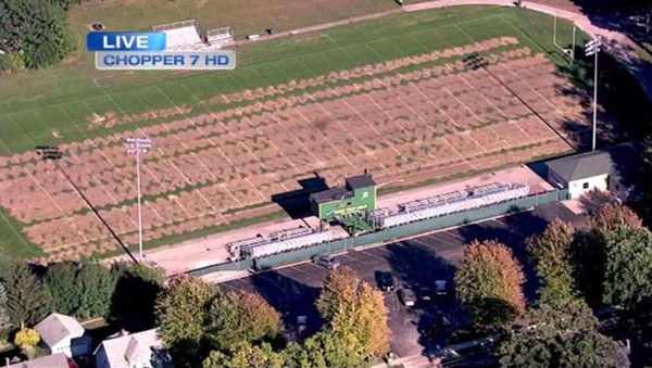 Groundskeepers accidentally spread weed killer instead of fertilizer on HS football field
