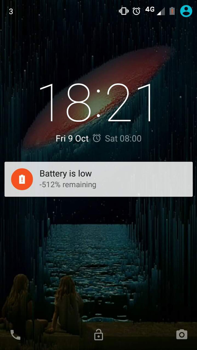Battery is low guys!