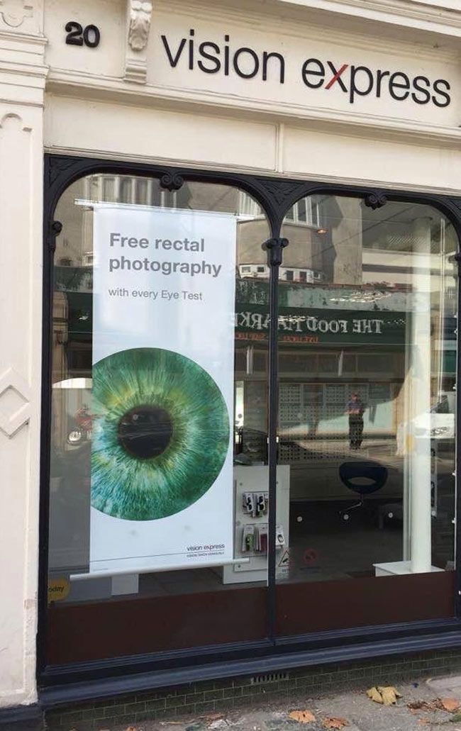Unique offer from opticians