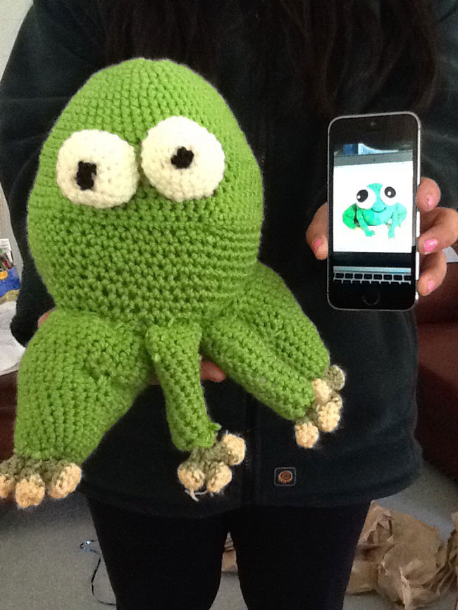 Tried to crochet my mum a frog and everything went wrong
