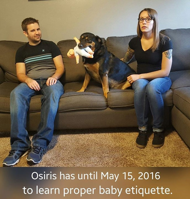 So my cousin had a special announcement...