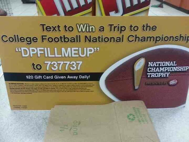 Someone at Dr. Pepper didn't think this through