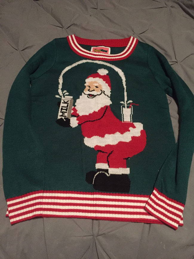 I present to you...this year's Christmas sweater