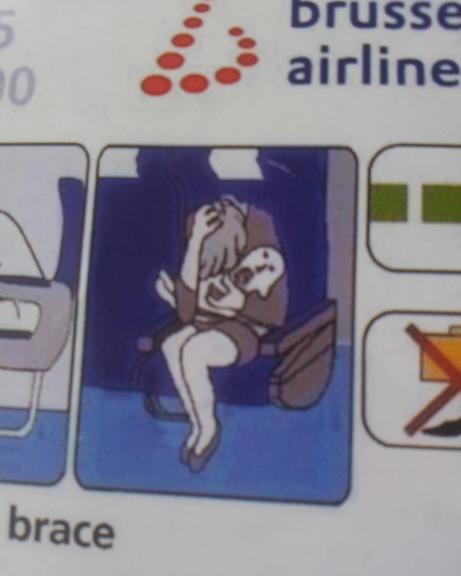 In the event of an emergency, be sure to hold on to your deformed ghost baby