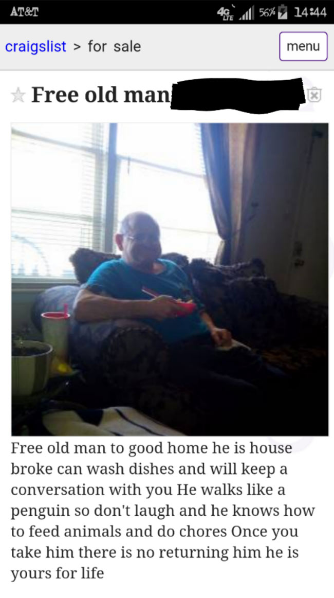 My local Craigslist doesn't disappoint