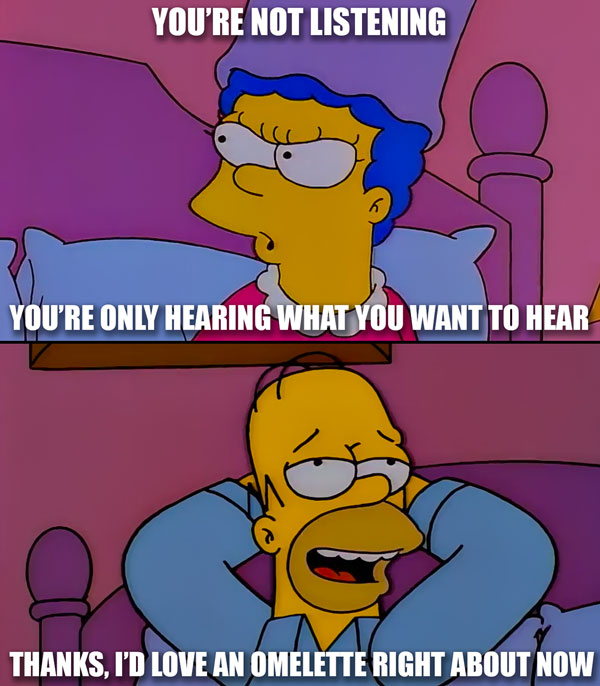 Hearing What You Want to Hear
