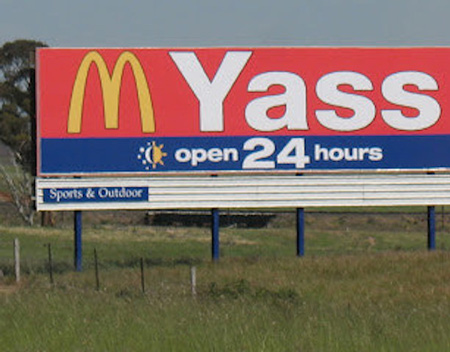 McDonalds in the town of Yass