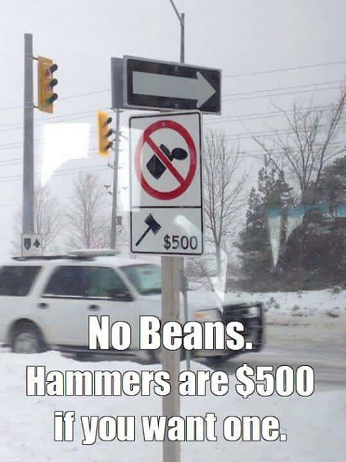 No beans