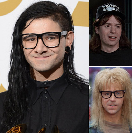 If Wayne and Garth conceived a child, it would be Skrillex