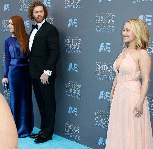 TJ Miller caught dumbfounded by hayden panettiers new additions