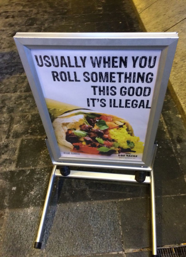 Burrito shop understands its customer base