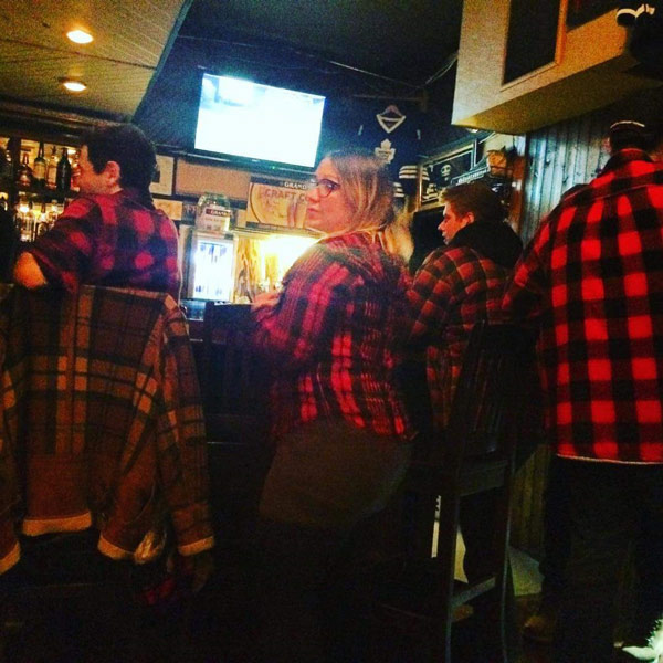 Fashion at my small town Canadian bar