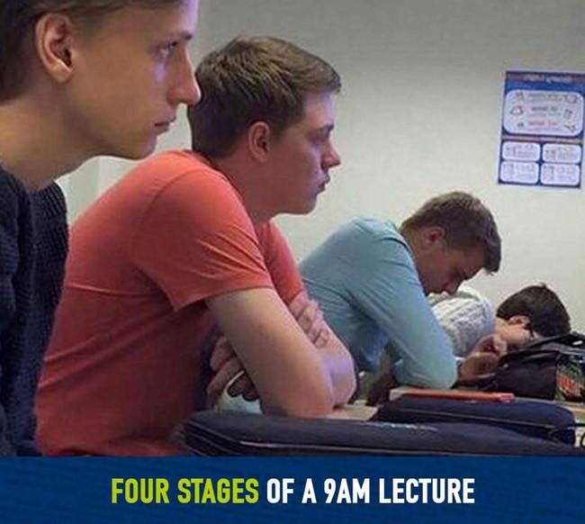 The Four Stages of a Lecture...