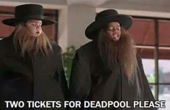 Kids trying to see Deadpool