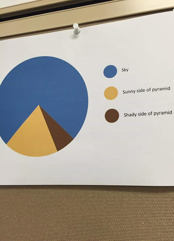 This pie chart is incredibly accurate