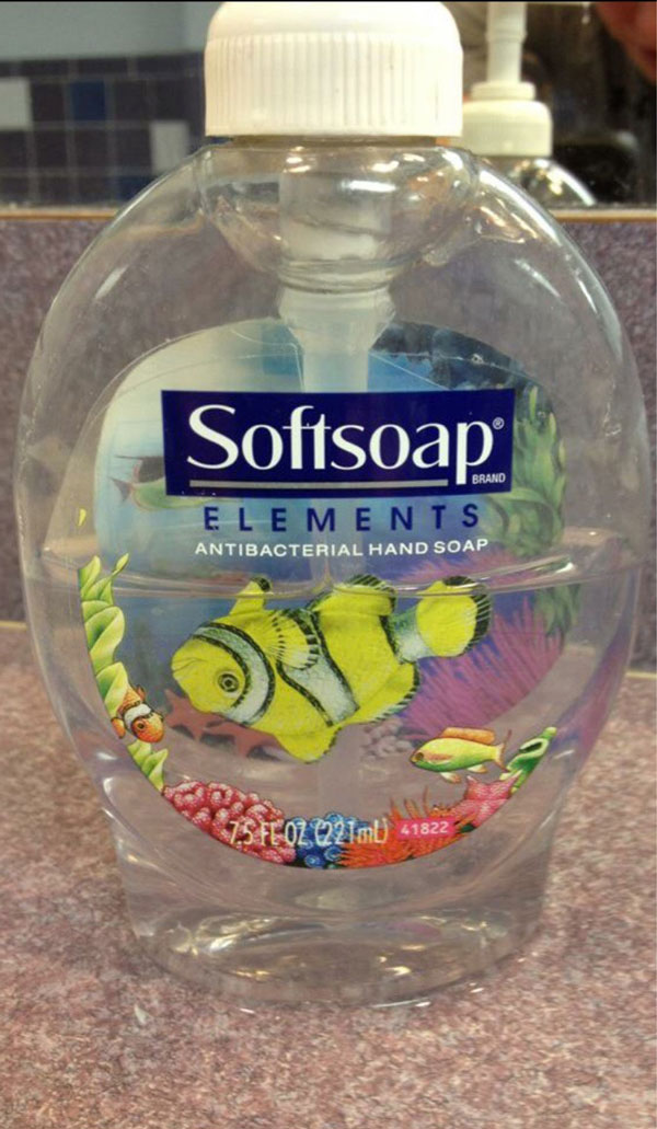 I do not trust this bathroom soap