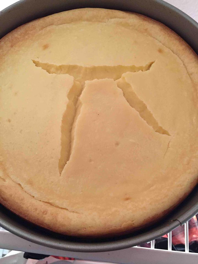 Did you know that if a cheesecake isn't cooked properly, it turns into Pi