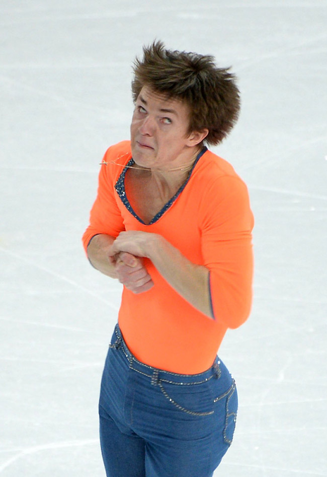 The faces of figure skating